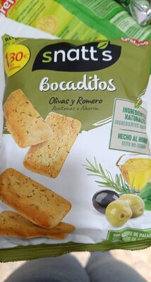 Snatt's bocaditos olivas y romero