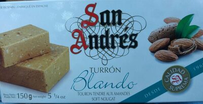 Turron tendre aux amandes