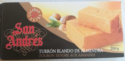 Touron tendre aux amandes