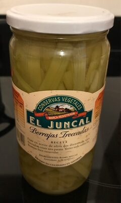Borrajas troceadas