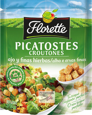 Picatostes sabor ajo y finas hierbas