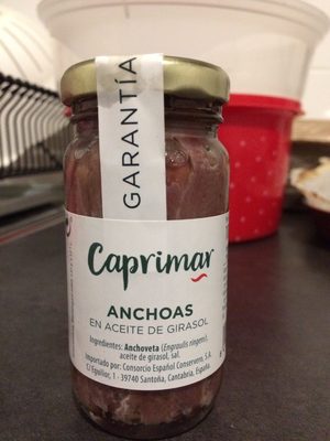 Anchoas en aceite de girasol Caprimar