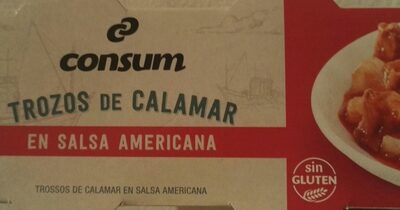 Calamar en trozos en salsa americana