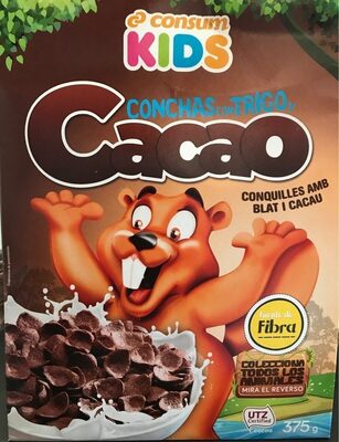 Conchas con trigi Cacao