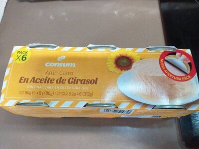 Atún claro en aceite de girasol