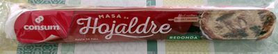 Masa de hojaldre redonda