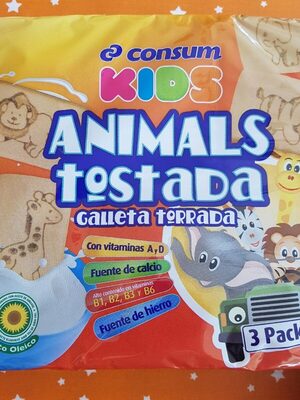 Galletas tostadas animals