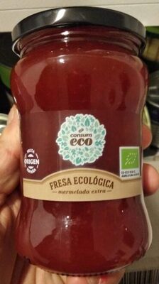 Mermelada extra de fresa ecológica