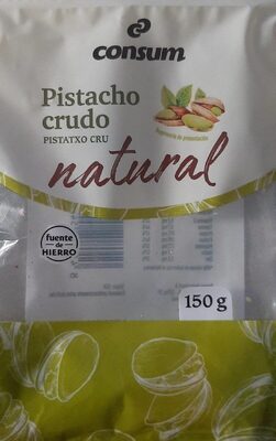 Pistacho crudo natural