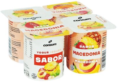 Yogur sabor macedonia