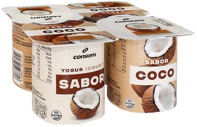 Yogur sabor coco