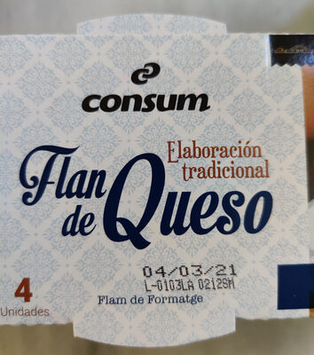 Flan de queso