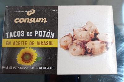 Potón en tacos en aceite de girasol