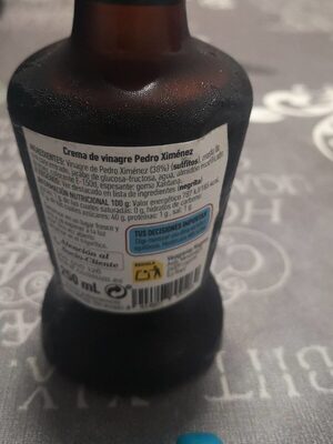 Crema de vinagre Pedro Ximénez