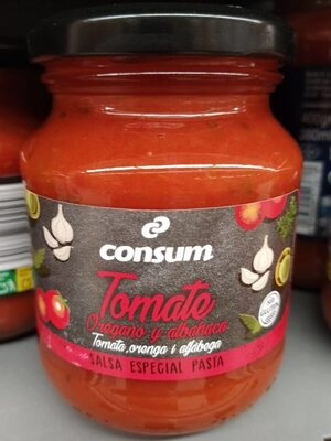 Tomate, orégano y albahaca