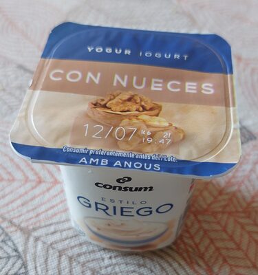 Yogur Griego con nueces