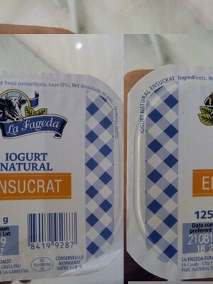 Iogurt Natural Ensucrat