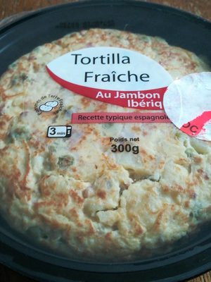 Tortilla fraiche au jambon ibérique