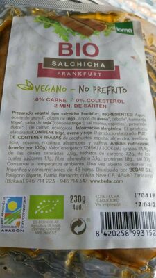 BIO Salchicha Frankfurt
