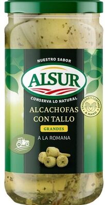 Alcachofas con tallo
