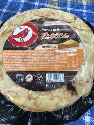 Tortilla de patata fresca