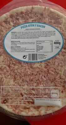 Pizza atún y bacón