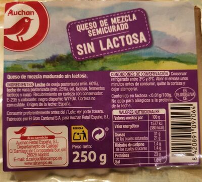 Queso Mezcla Semicurado