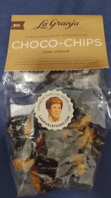 Mini magdalenas ecológicas choco-chips con yogur
