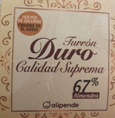Turrón Duro Calidad Suprema