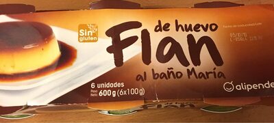 Flan de huevo al baño maría