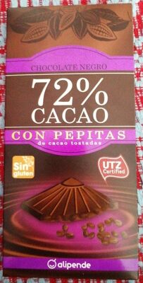 Chocolate negro 72% cacao