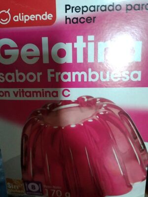 Gelatina sabor frambuesa