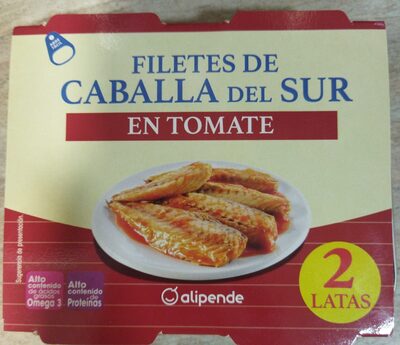 Filetes de Caballa del sur en tomate