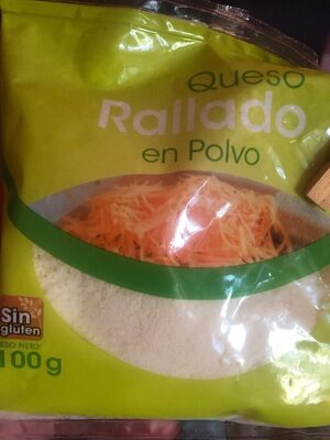 Queso rallado en polvo
