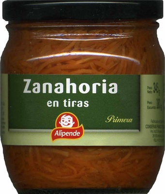 Zanahoria en tira Primera