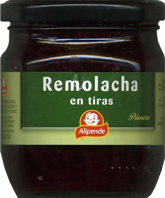 Remolacha en tiras