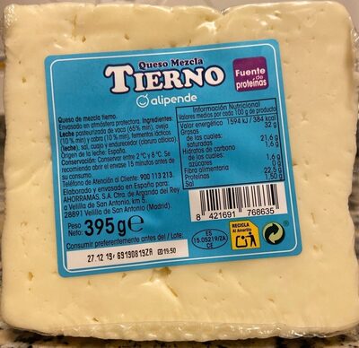 Queso Mezcla Tierno