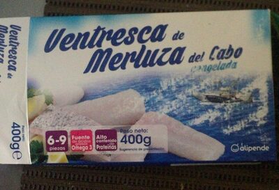 Ventresca de merluza del cabo congelada