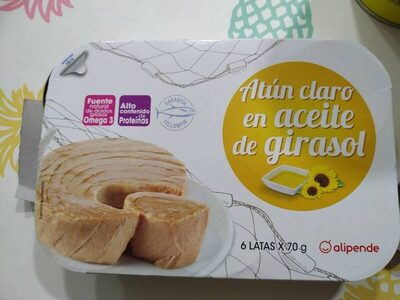Atún claro en aceite de girasol
