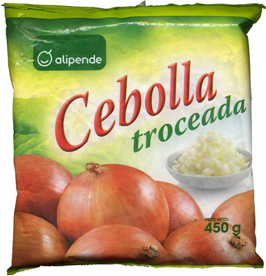 Cebolla troceada