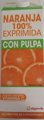 Naranja 100 % exprimida