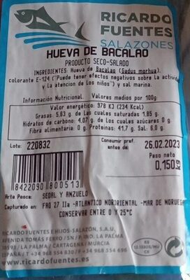 Hueva de bacalao