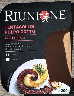 Tentacoli di polpo cotto al naturale