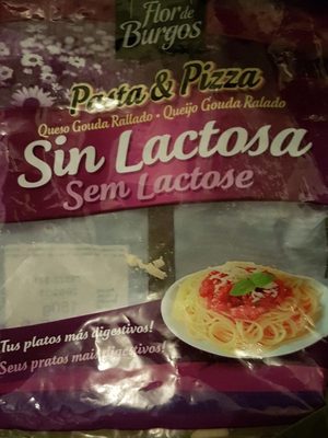 Queso rallado sin lactosa