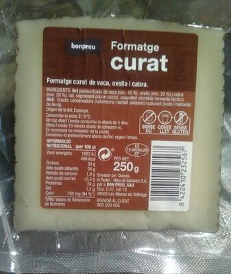 Formatge curat