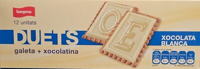 Duets xocolata blanca