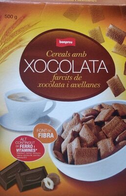 Cereals farcits de Xocolata i avellanes