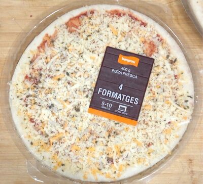 Pizza fresca 4 formatges