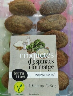 Croquetes d'espinacs i formatge