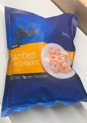 Gambas xineses peladas